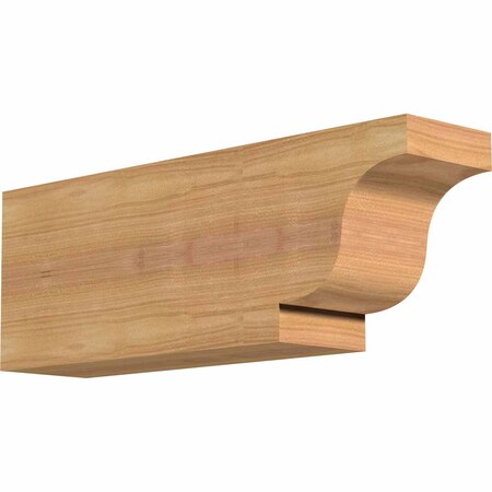 Ekena Millwork Newport Smooth Rafter Tail, Western Red Cedar, 3 1/2"W x 6"H x 16"L RFT04X06X16NEW00SWR